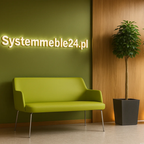 sofa biurowa dwuosobowa - wizualizacja Systemmeble24 Bydgoszcz