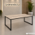 Biurko dwuosobowe typu bech do open space wizualizacja Systemmeble24.pl Bydgoszcz