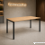 biurko proste, stelaż z regulacja wysokości 8cm system Contract