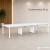 Biurko bench 6-osobowe 360/140 z białym stelażem i białym blatem – Systemmeble24.pl Bydgoszcz