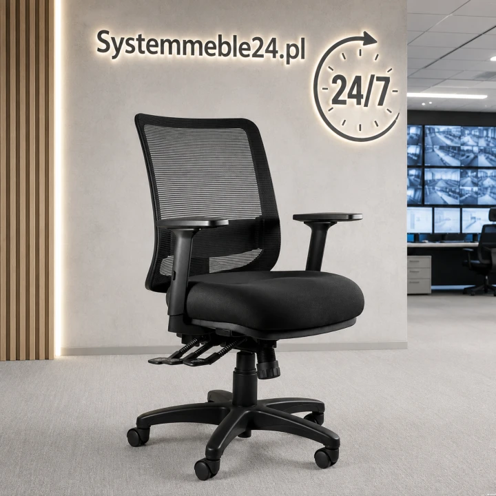 Ergonomiczny fotel do pracy zmianowej Saga