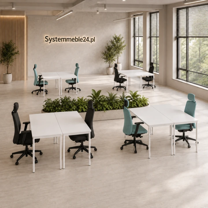 Fotele ergonomiczne ELI w aranżacji biura open space