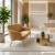 Sofa biurowa do recepcji w eleganckim wnętrzu