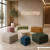 Pufy soft seating 52/52, 52/92 i 92/92 cm – różne rozmiary oraz kolory tapicerki