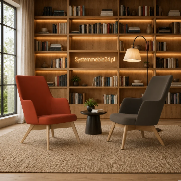 Fotel soft seating Luna w ciepłym kolorze do biblioteki, poczekalni i recepcji