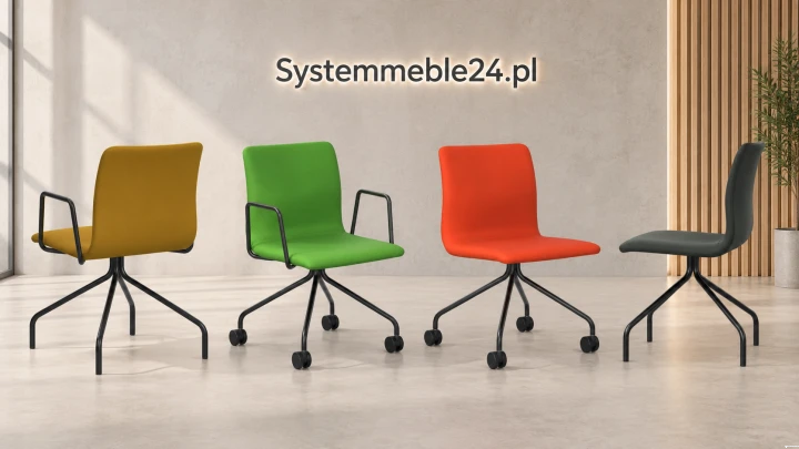 Krzesło konferencyjne SM FORM 1 – dostępne warianty wykonania