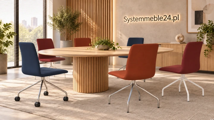 Krzesła SM FORM 1 w nowoczesnej sali konferencyjnej