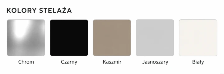 Kolory metalowej podstawy krzesła SM FORM 1