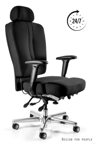 Fotel Major UNIQUE 24/7 – ergonomiczny fotel do pracy zmianowej, widok przód