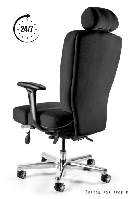 Fotel Major UNIQUE 24/7 – fotel ergonomiczny z regulacją, widok tył