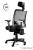 Fotel Saga Plus UNIQUE 24/7 – ergonomiczny fotel biurowy z regulacją, widok tył