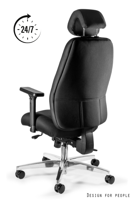 Fotel Ultima UNIQUE 24/7 – ergonomiczny fotel biurowy z regulacją, widok tył