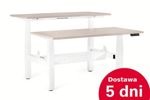 biurko elektryczne podwójne beż.jpg