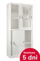 szafa biurowa biała drzwi przesuwne