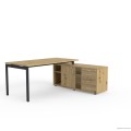 Biurko gabinetowe PORTO z pływającym blatem