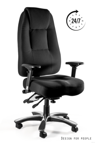 Fotel Commander UNIQUE 24/7 – ergonomiczny fotel biurowy do pracy całodobowej, widok przód