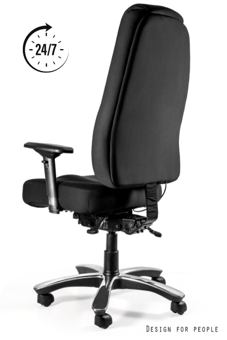 Fotel Commander UNIQUE 24/7 – ergonomiczny fotel biurowy, widok tył