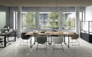 Stół konferencyjny od 240cm okleina naturalna