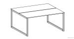 Biurko bench  stelaż typ płoza, różne wielkości    