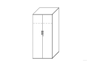 Szafa ubraniowa, drążek