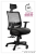 Fotel Saga Plus UNIQUE 24/7 – ergonomiczny fotel biurowy dla dyspozytora, widok przód
