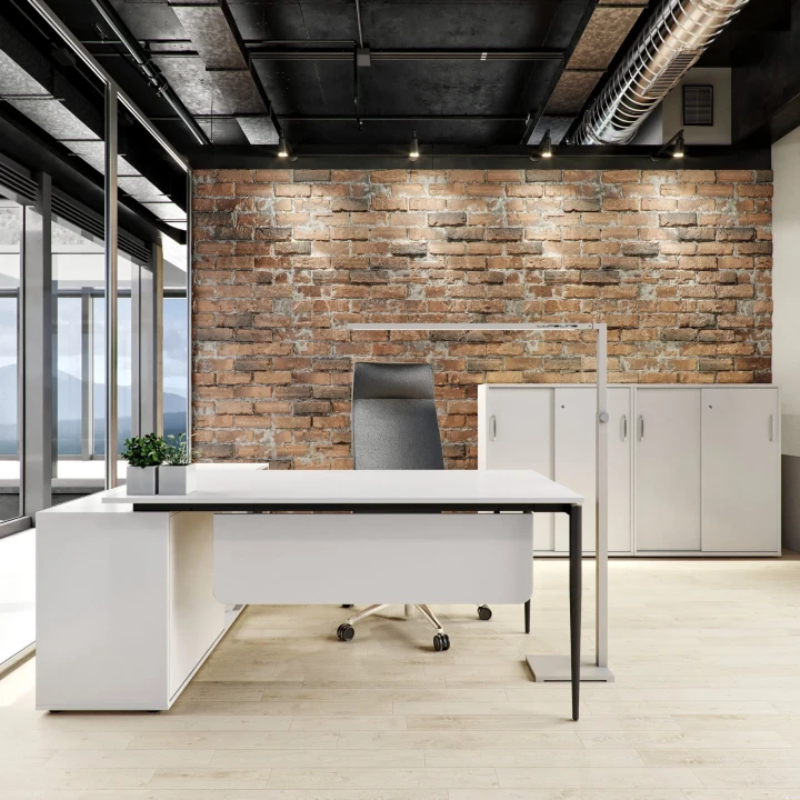 Biurko gabinetowe z fotelem zestaw PL-33/MU.webp