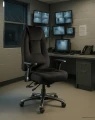 Fotel Commander UNIQUE 24/7 – fotel biurowy dla dyspozytora w centrum monitoringu, aranżacja