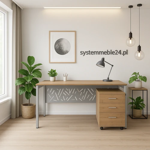 biurko 160 z kontenerem aranżacja_systemmeble24.webp