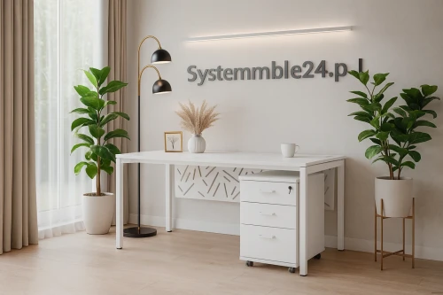 biurko_biale 180cm_aranzacja_systemmeble24.webp