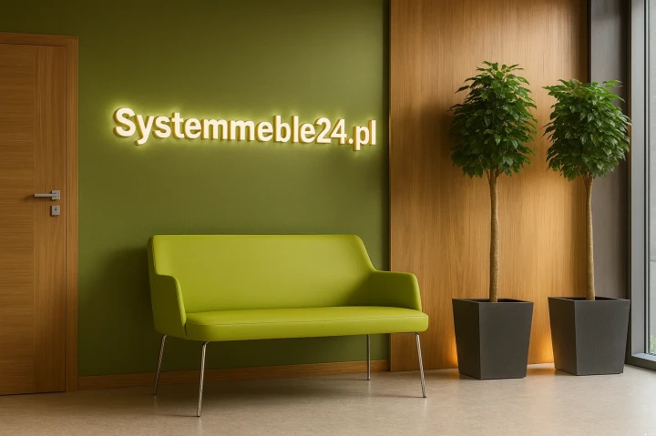 sofa biurowa dwuosobowa - wizualizacja Systemmeble24 Bydgoszcz