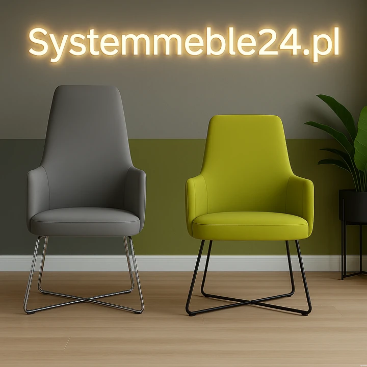 fotele konferencyjne, fotele do poczekalni - wizualizacja Systemmeble24 Bydgoszcz
