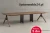Biurko na 6 osób, biurka bench kolor orzech od Systemmeble24.pl Bydgoszcz