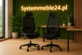 fotele biurowe z zagłówkiem