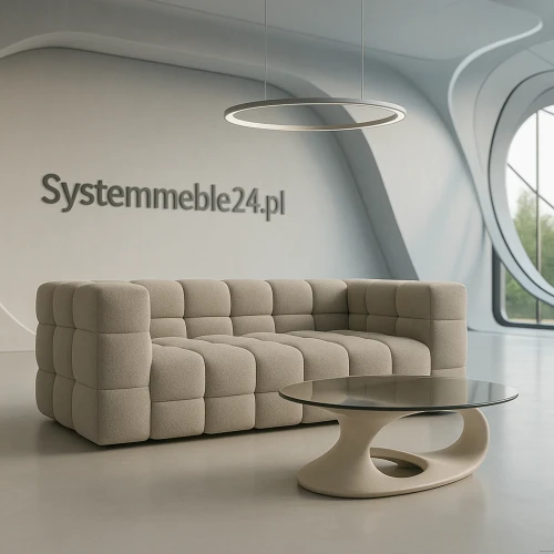 Nowoczesna sofa biurowa Elegance w jasnej przestrzeni premium – eleganckie wyposażenie gabinetu i biura zarządu