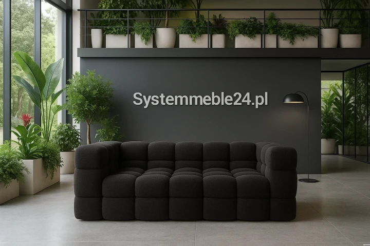 Ekskluzywna sofa biurowa Elegance w nowoczesnym wnętrzu – idealna do gabinetu, kancelarii i przestrzeni reprezentacyjnych