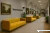 Sofa trzyosobowa Velvet w luksusowej przestrzeni artystycznej – sofa premium do gabinetu i recepcji