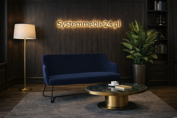 Sofa do eleganckiej kancelarii – nowoczesna sofa do poczekalni i gabinetu Systemmeble24.pl