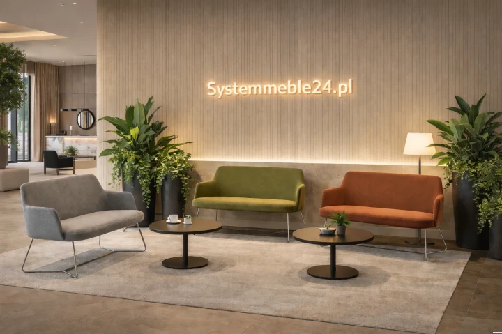 Nowoczesna sofa do poczekalni
