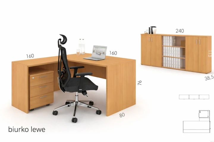 Budżetowe meble do biura administracyjnego