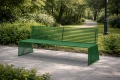 ławki parkowe nowoczesne strefa relaksu meble miejskie Poznań Gdańsk Łódź