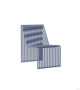 Siedzisko stalowe modułowe z oparciem – 1 osobowe