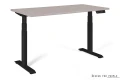 Biurko elektryczne 120x70 cm z regulacją wysokości i czarnym stelażem