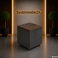 kontener gabinetowy Lineart z szufladami nowoczesne meble gabinetowe