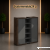 Komoda gabinetowa LINEART z frontami antracyt połysk – nowoczesne meble gabinetowe premium Systemmeble24.pl