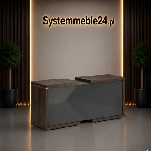 Komoda gabinetowa LINEART 191/50/84 – nowoczesna komoda premium do gabinetu i biura Systemmeble24.pl