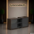 Komoda gabinetowa LINEART 191/50/84 cz. otwarta – nowoczesna komoda premium do gabinetu i biura Systemmeble24.pl