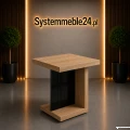 Kwadratowy stół konferencyjny LINEART w aranżacji premium – eleganckie meble gabinetow