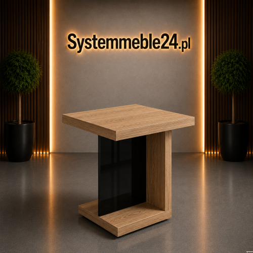 Kwadratowy stół konferencyjny LINEART w aranżacji premium – eleganckie meble gabinetow