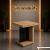 Kwadratowy stół konferencyjny LINEART w aranżacji premium – eleganckie meble gabinetow