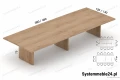 Stół konferencyjny EXO 380 cm i 480 cm – wymiary